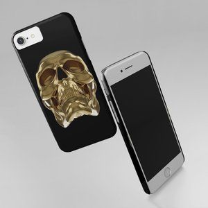 Golden Skull iPhone Case